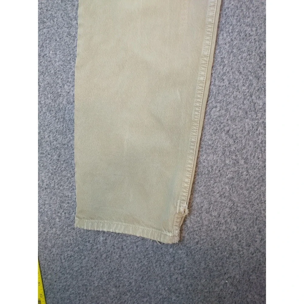 Levis 550 Relaxed Fit Jeans Mens 34x35Tan Khaki Cotton Denim 5-Pocket Tapered